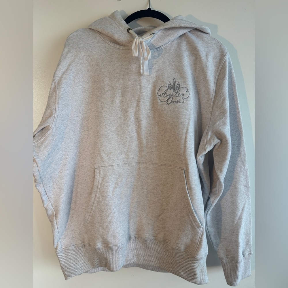 Grey Aime Leon Dore hoodie sweatshirt